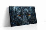 Gaze of the Midnight Wolf wolf canvas print, gallery-wrapped, ready to hang