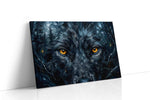 Gaze of the Midnight Wolf wolf canvas print gallery-wrapped landscape canvas studio shot