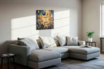 Celestial Harmony fortune canvas print, displayed in a living room