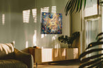 Celestial Harmony fortune canvas print in a contemporary interior mockup