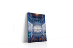 Infinite Reflections of the Sky geometric canvas print, gallery-wrapped, ready to hang