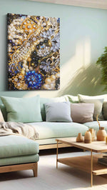 Opulent Elegance fortune canvas print, hanging on wall