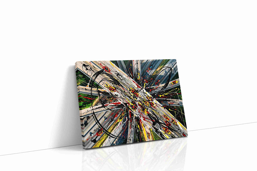 Urban Energies Unleashed modern canvas print, gallery-wrapped, ready to hang