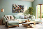 Urban Energies Unleashed - Modern, Modern Wall Art, Contemporary Canvas Print, Minimalist Decor