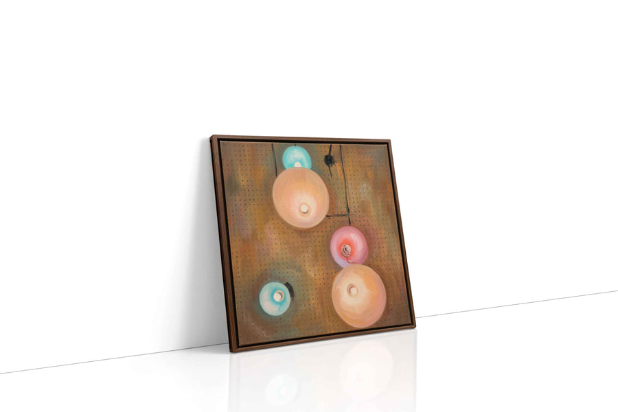 Whispers of Luminescence minimalist canvas print, gallery-wrapped, ready to hang