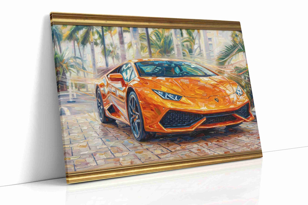 Tropical Velocity - Automobile Wall Art, Classic Car Canvas Print, Automotive Decor