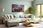 Urban Velocity - Automobile Wall Art, Classic Car Canvas Print, Automotive Decor