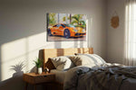 Vibrant Velocity III - Automobile Wall Art, Classic Car Canvas Print, Automotive Decor