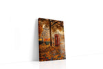 Autumn Whisper in the City autumn canvas print gallery-wrapped portrait canvas studio shot