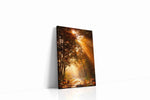 Golden Autumn Pathway autumn canvas print, gallery-wrapped, ready to hang