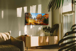 Golden Autumn Radiance autumn canvas print, on wall, lifestyle preview