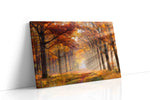 Golden Pathway of Autumn autumn canvas print, gallery-wrapped, ready to hang