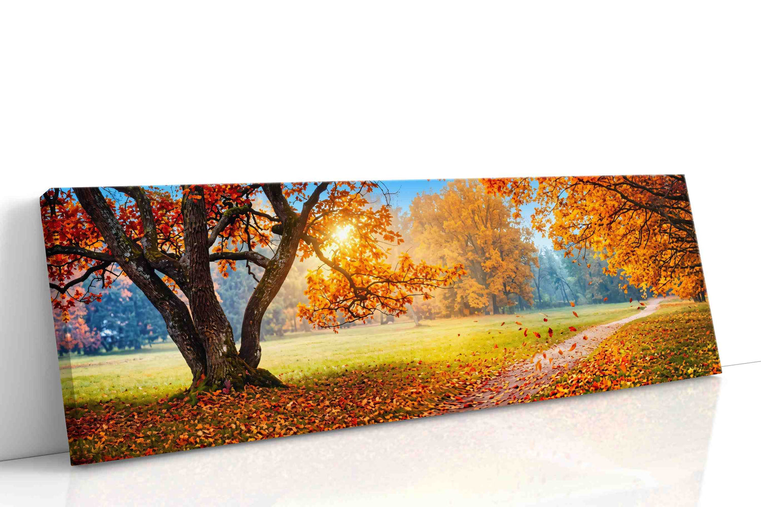 Golden Symphony of Autumn autumn canvas print, gallery-wrapped, ready to hang