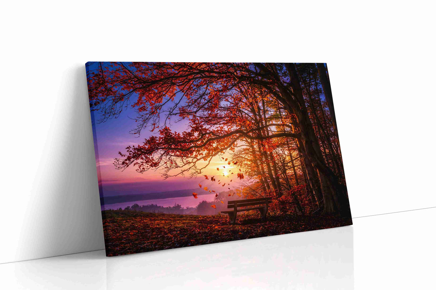 Whispers of Autumn Glow autumn canvas print, gallery-wrapped, ready to hang