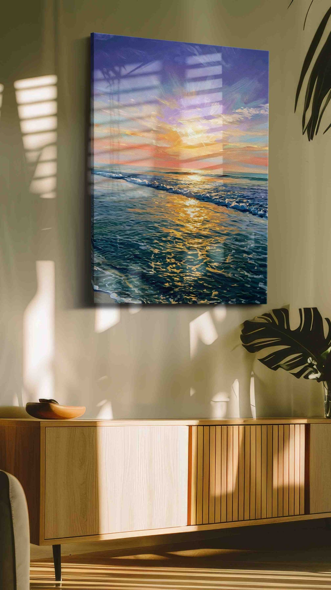 Eternal Sunrise Symphony - Ocean, Coastal Wall Art, Ocean Canvas Print, Beach House Decor
