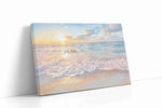 Serenade of Sunrise Waves beach canvas print gallery-wrapped landscape canvas studio shot