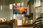 Serenade of the Dusk Waves summer canvas print, hanging on wall