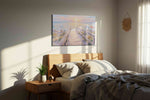 Sunlit Serenity Stroll - Beach Wall Art, Coastal Canvas Print, Tropical Decor