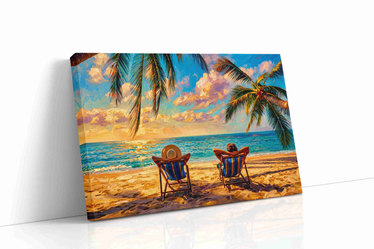 Sunset Serenity Escape summer canvas print, gallery-wrapped, ready to hang