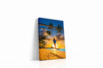 Swing into Sunset Serenity summer canvas print gallery-wrapped portrait canvas studio shot