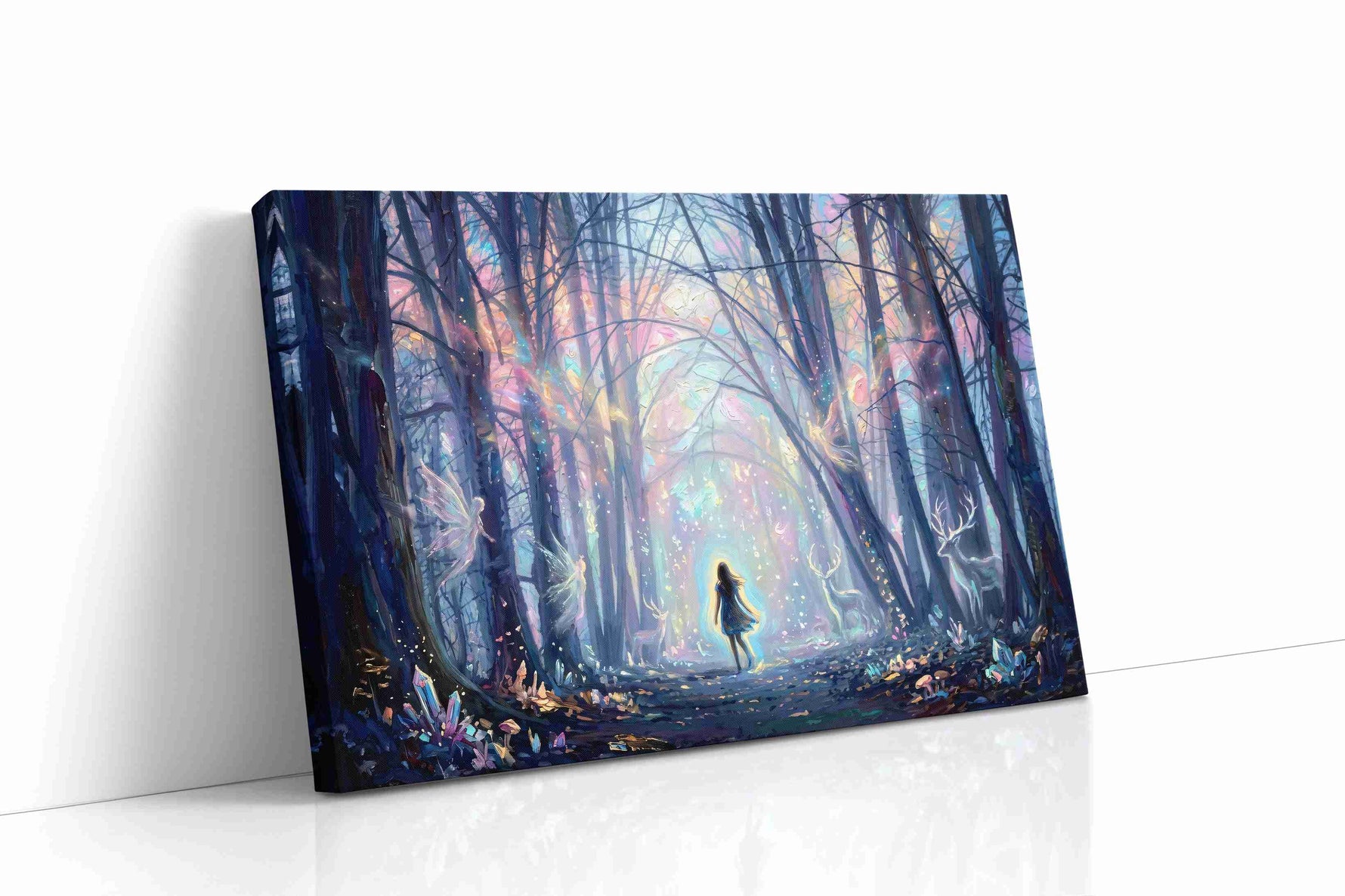 Enchanted Forest Awakening nature canvas print, gallery-wrapped, ready to hang