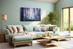 Enchanted Forest Awakening nature canvas print, hanging on wall