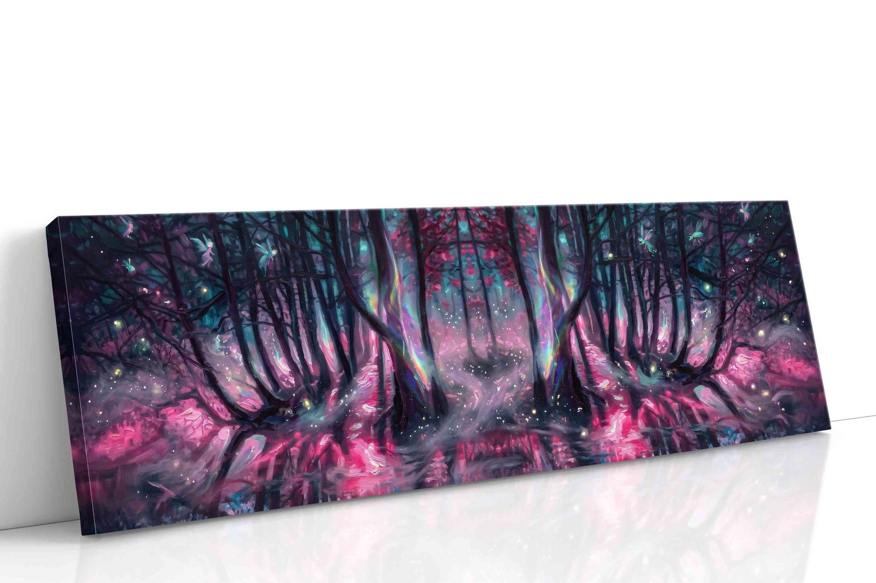 Enchanted Forest's Luminous Dream fantasy canvas print, gallery-wrapped, ready to hang