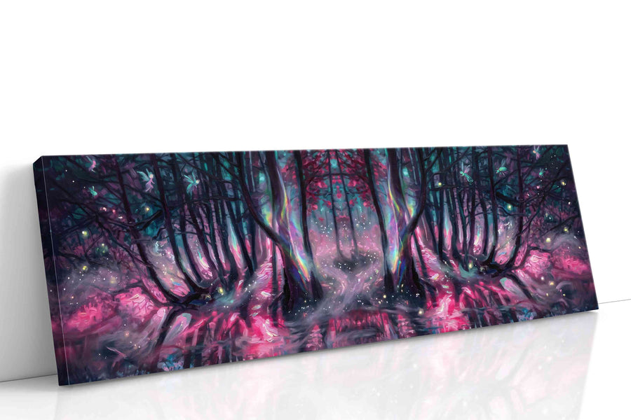 Enchanted Forest's Luminous Dream fantasy canvas print, gallery-wrapped, ready to hang