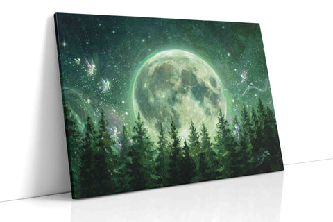 Enchanted Moonlight Forest
