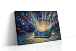 Galactic Treasure Unveiled fortune canvas print, gallery-wrapped, ready to hang