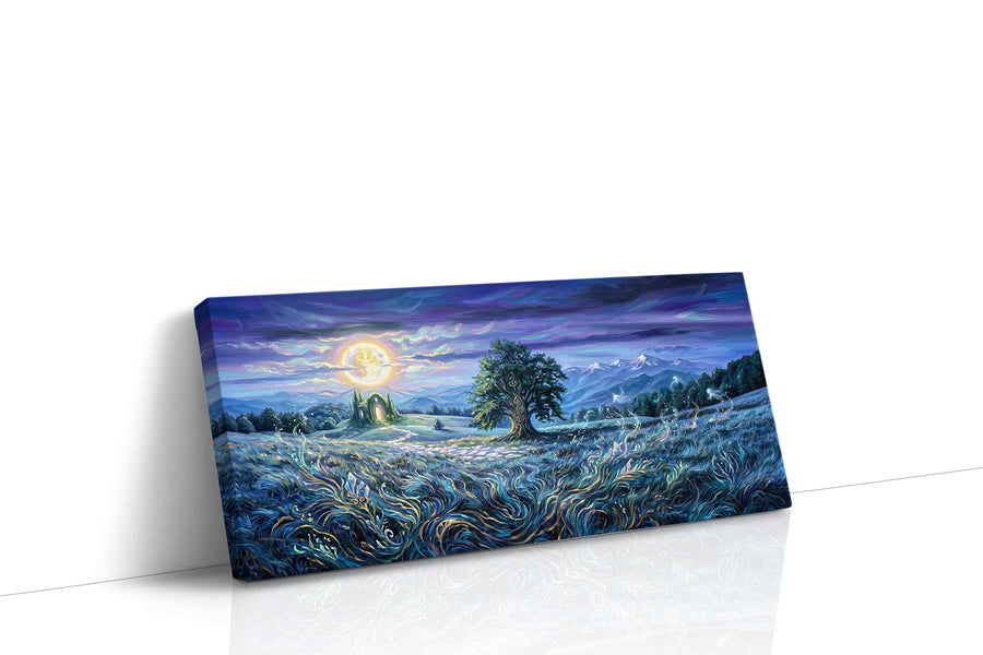 Luminous Gateway to Dreams fantasy canvas print, gallery-wrapped, ready to hang