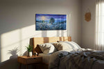 Luminous Gateway to Dreams fantasy canvas print, displayed in a bedroom
