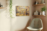 Treasure's Radiant Secret fortune canvas print, displayed in a living room