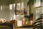 Treasure's Radiant Secret fortune canvas print, on wall, lifestyle preview