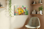 Echoes of Prosperity fortune canvas print in a living room scene