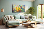 Echoes of Prosperity fortune canvas print, hanging on wall