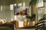 Flourishing Wealth fortune canvas print in a contemporary interior mockup