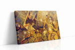 Golden Fortune Cascade fortune canvas print gallery-wrapped landscape canvas studio shot
