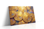 Golden Whispers of Fortune fortune canvas print, gallery-wrapped, ready to hang