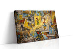Mystical Deck of Destiny fortune canvas print, gallery-wrapped, ready to hang