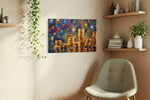 The Golden Fortune Symphony fortune canvas print, hanging on wall — view 2