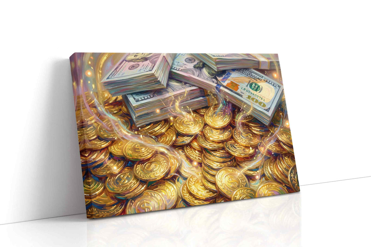 Treasure of Prosperity fortune canvas print, gallery-wrapped, ready to hang