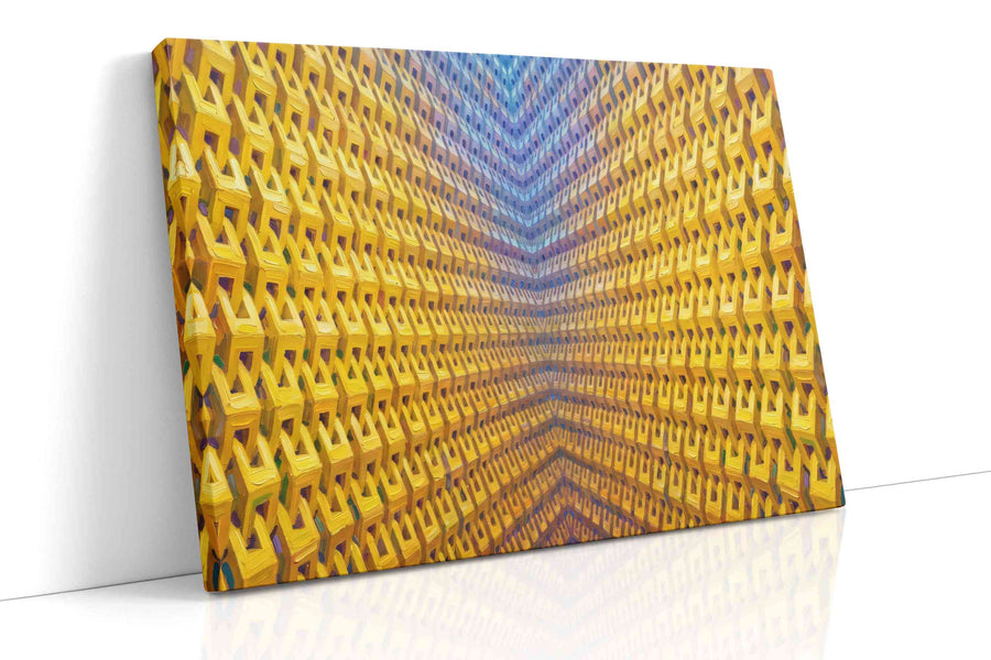 Infinite Illusions - Geometric Wall Art, Abstract Canvas Print, Modern Decor