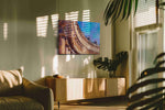 Curved Elegance of Bath geometric canvas print, on wall, lifestyle preview