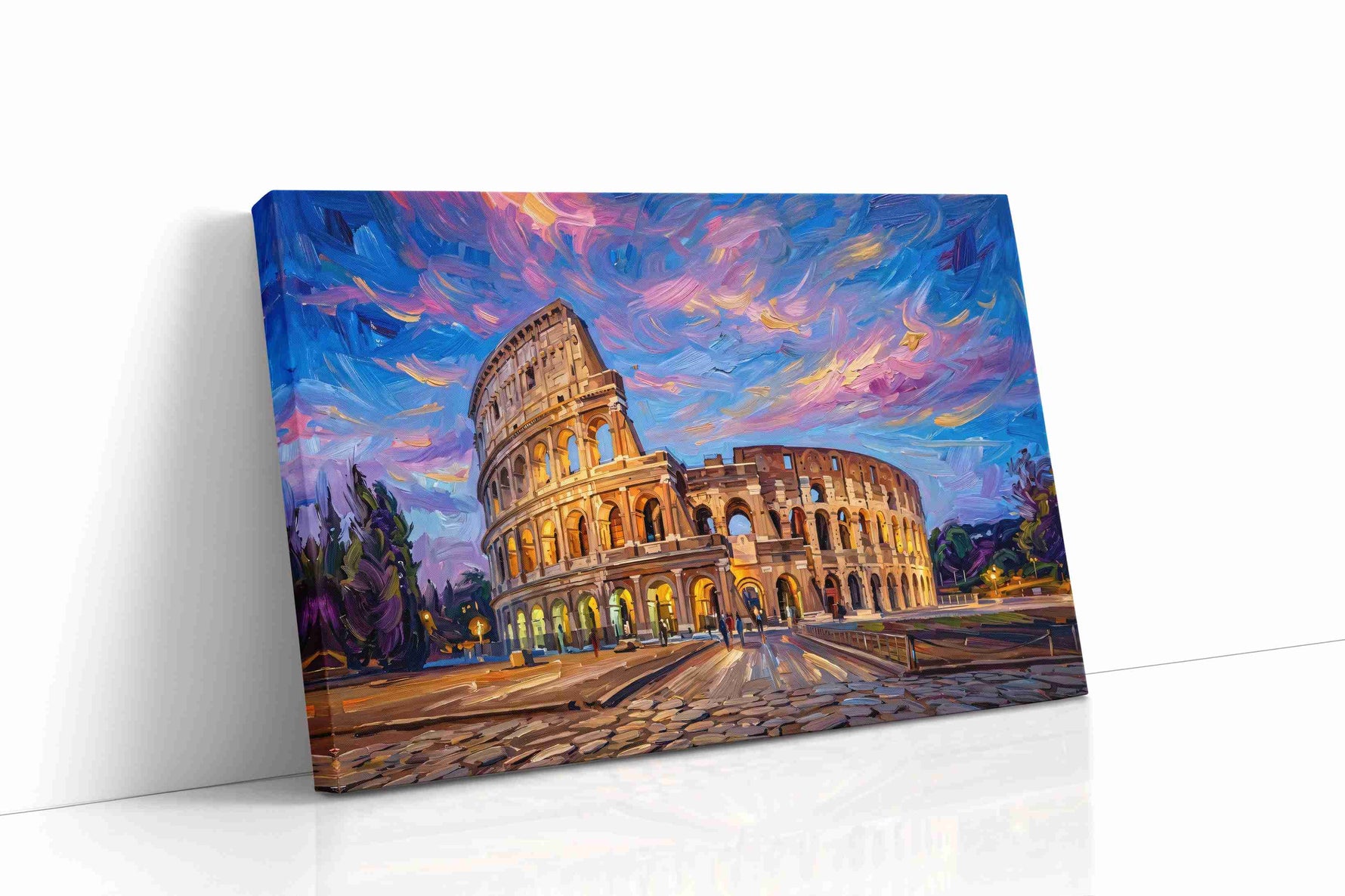 Eternal Dusk at the Colosseum urban canvas print, gallery-wrapped, ready to hang