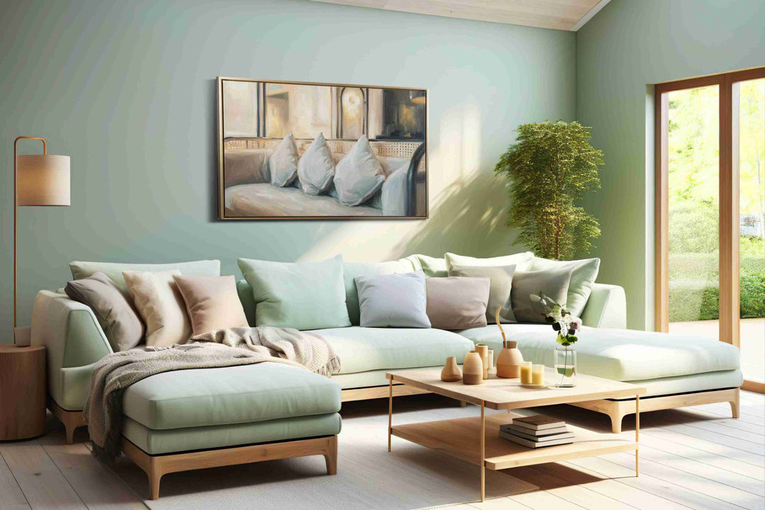 Tranquil Sofascape - Canvas Wall Art