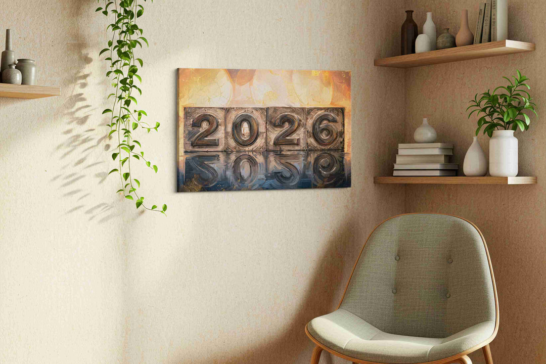 Echoes of Tomorrow - Typography, Typography Wall Art, Word Art Canvas Print, Quote Decor