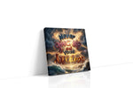 Dreams Amidst the Storm motivational canvas print gallery-wrapped square canvas studio shot