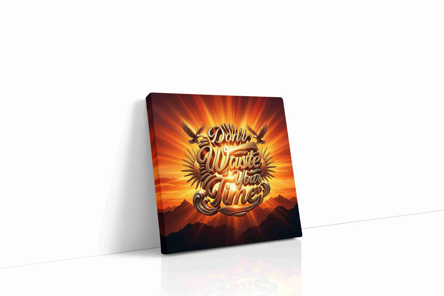 Eagles of Dawn Inspiration motivational canvas print gallery-wrapped square canvas studio shot