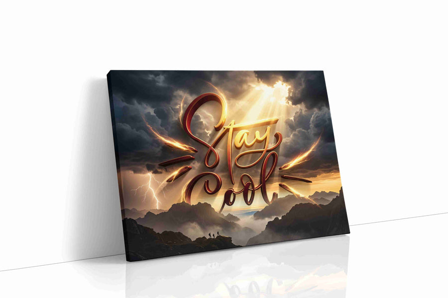 Luminous Reminders motivational canvas print gallery-wrapped landscape canvas studio shot